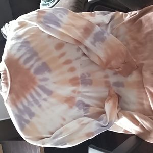 NWOT Tie dye sweatshirt dress